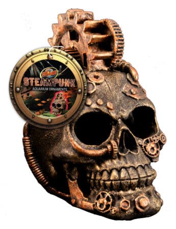 Zoo Med Steampunk Aquarium Ornament, Skull (AD-11)