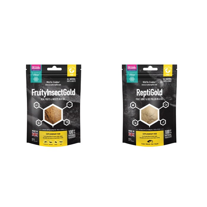 Arcadia Earth Pro Jellypot Gold, Fruityinsect Gold, 50g (RAREPJPFI50)