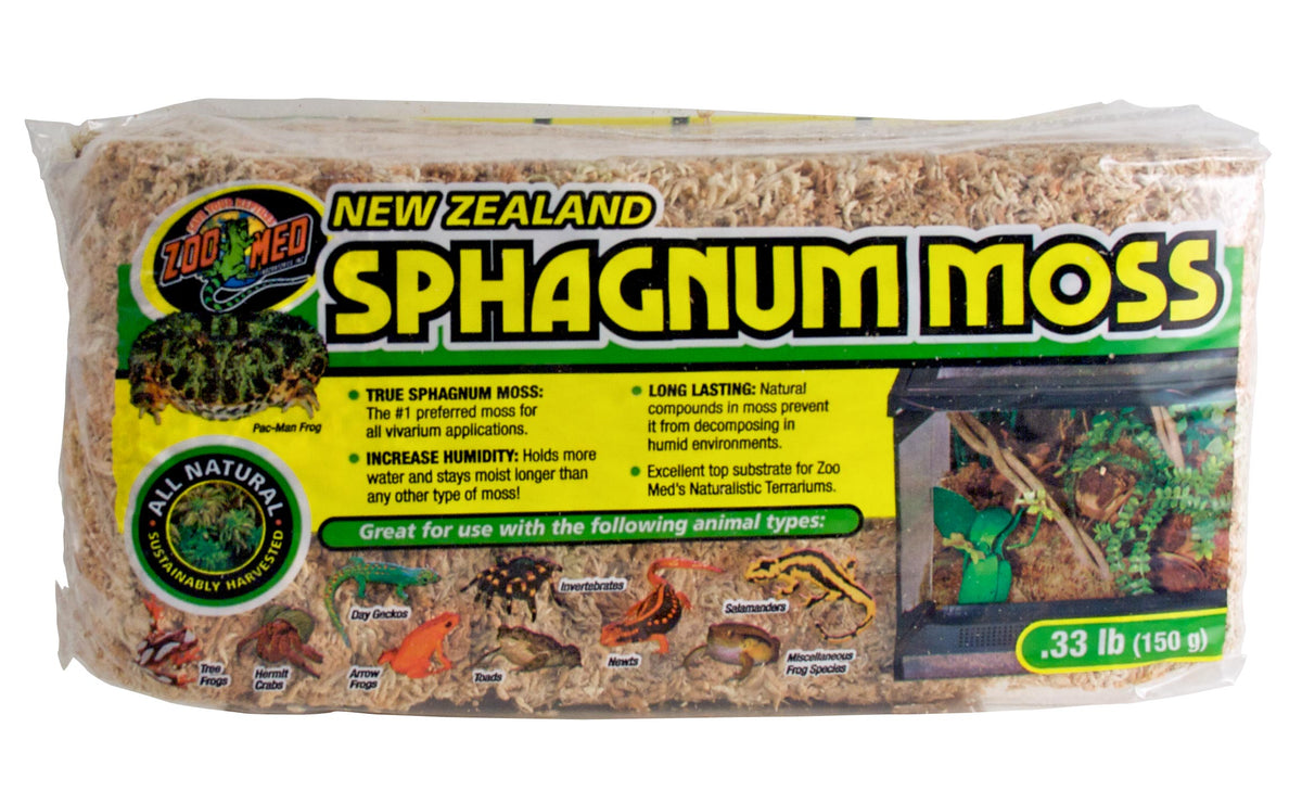 Zoo Med New Zealand Sphagnum Moss, 150g (CF2-NZ)