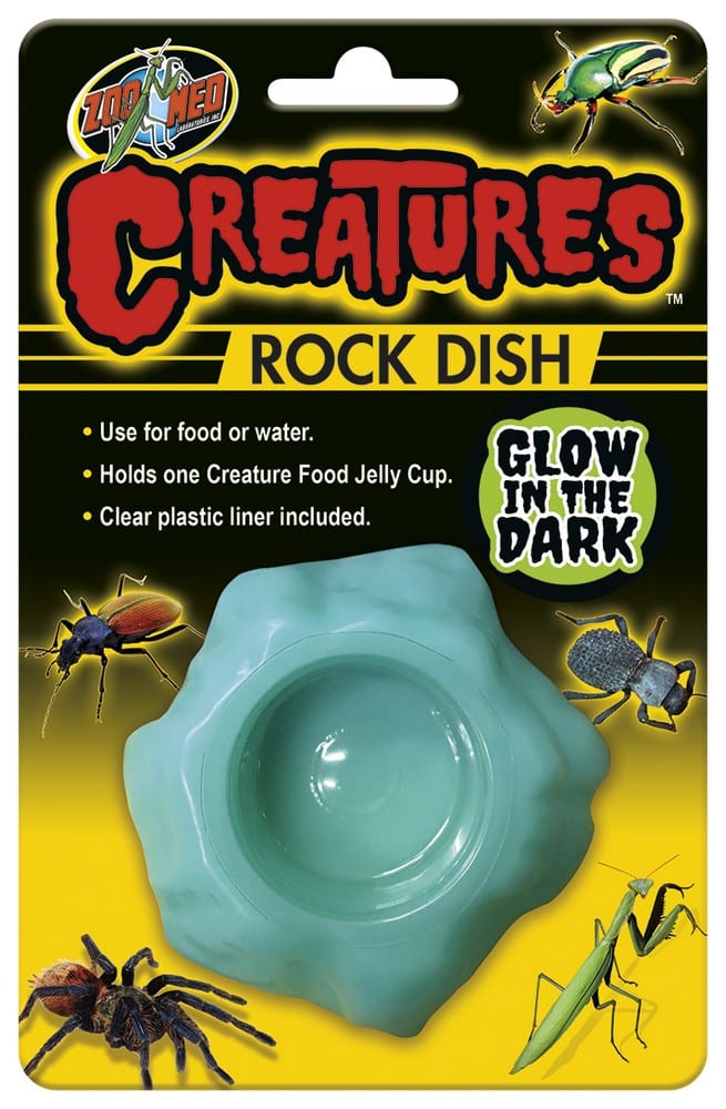Zoo Med Creatures Rock Dish,  Glow in the Dark (CT-85)