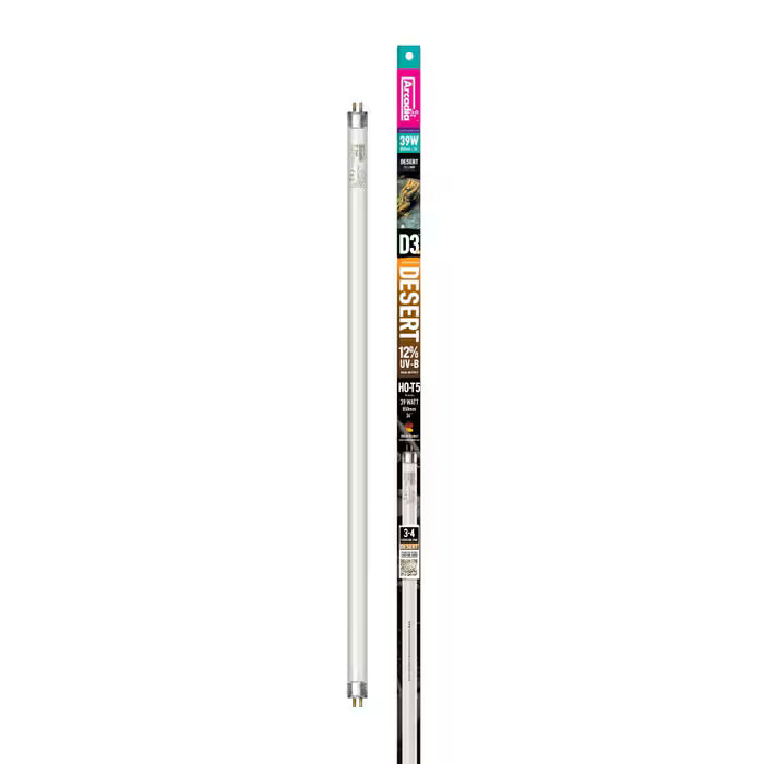 Arcadia D3+ Reptile T5 Lamp, 12% UVB, 86.5cm (34″), 39 Watt ( RFD3P39T5 )