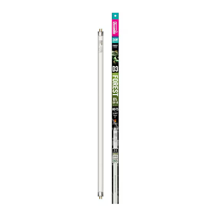 Arcadia D3 Reptile T5 Lamp, 6% UVB, 56cm (22″), 24 Watts ( RFD324T5 )