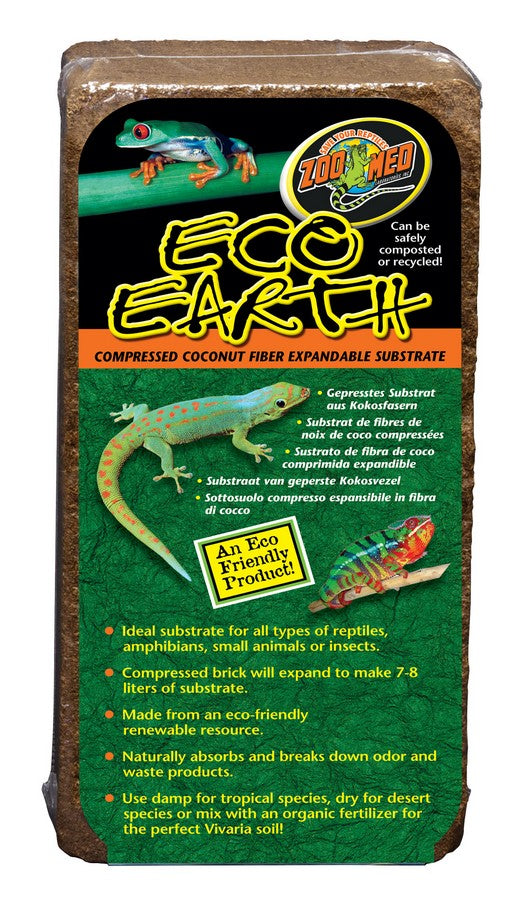 Zoo Med Eco Earth Compressed Brick, 1 Brick (EE-10)