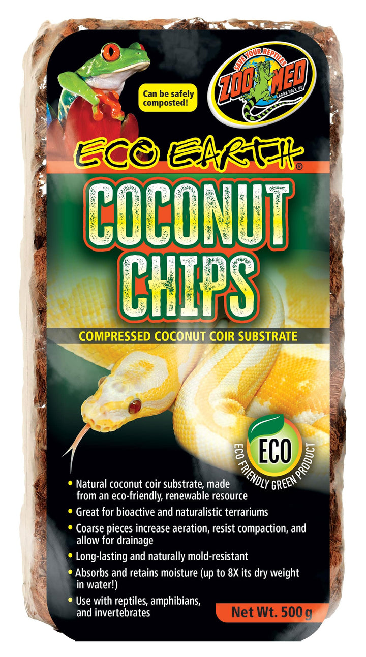 Zoo Med Eco Earth Coconut Chip, 3 Bricks (EE-21)