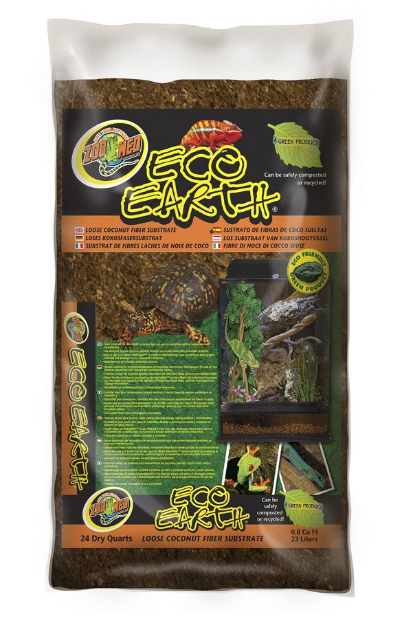 Zoo Med Eco Earth Loose Fibre Substrate, 26.4 Litres (EE-24)