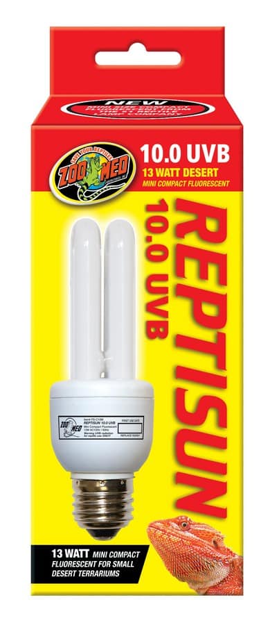 Zoo Med ReptiSun 10.0  Compact Fluorescent, Mini, 13w (FS-C10ME)