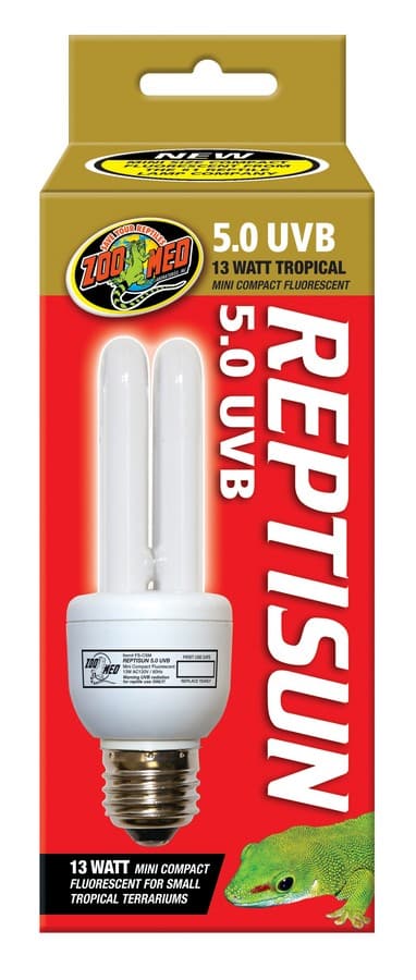 Zoo Med Reptisun 5.0 Compact Fluorescent, Mini, 13w (FS-C5ME)