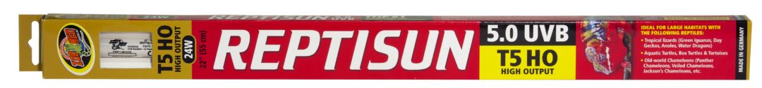 Zoo Med ReptiSun T5 HO 5.0 UVB Lamp, 56cm (22"), 24w (FS5-24E)
