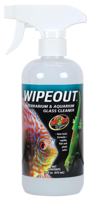 Zoo Med WipeOut Terrarium & Aquarium Glass Cleaner, 473ml (GC-16)