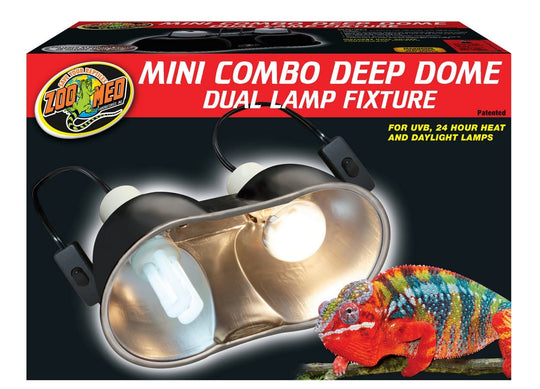 Zoo Med Mini Combo Deep Dome Lamp Fixture, 100w (LF-19UK)