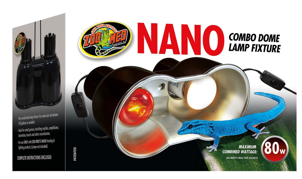 Zoo Med Nano Combo Dome Lamp Fixture, 80w (LF-36UK)