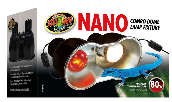 Zoo Med Nano Combo Dome Lamp Fixture, 80w (LF-36UK)