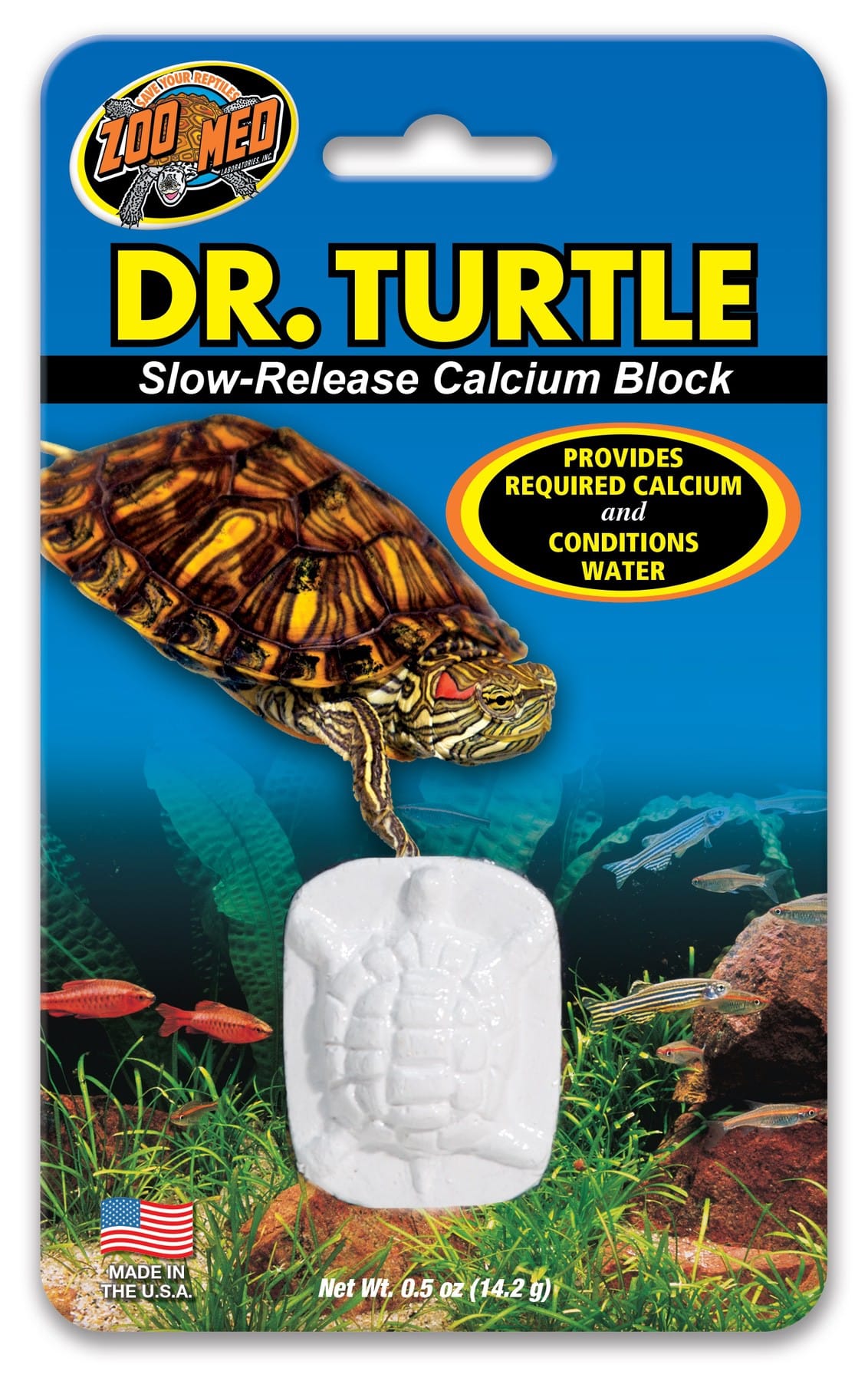 Zoo Med Dr. Turtle Slow-Release Calcium Block (MD-11)