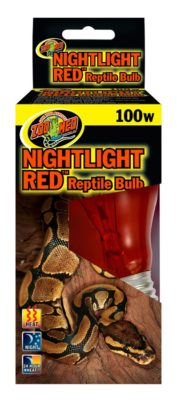 Zoo Med Nightlight Red Reptile Bulb, 100w (NR-100E)