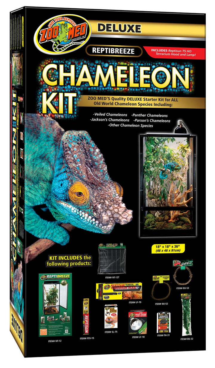 Zoo Med Deluxe ReptiBreeze Chameleon Kit, 46 x 46 x 91cm (NT-12CK)