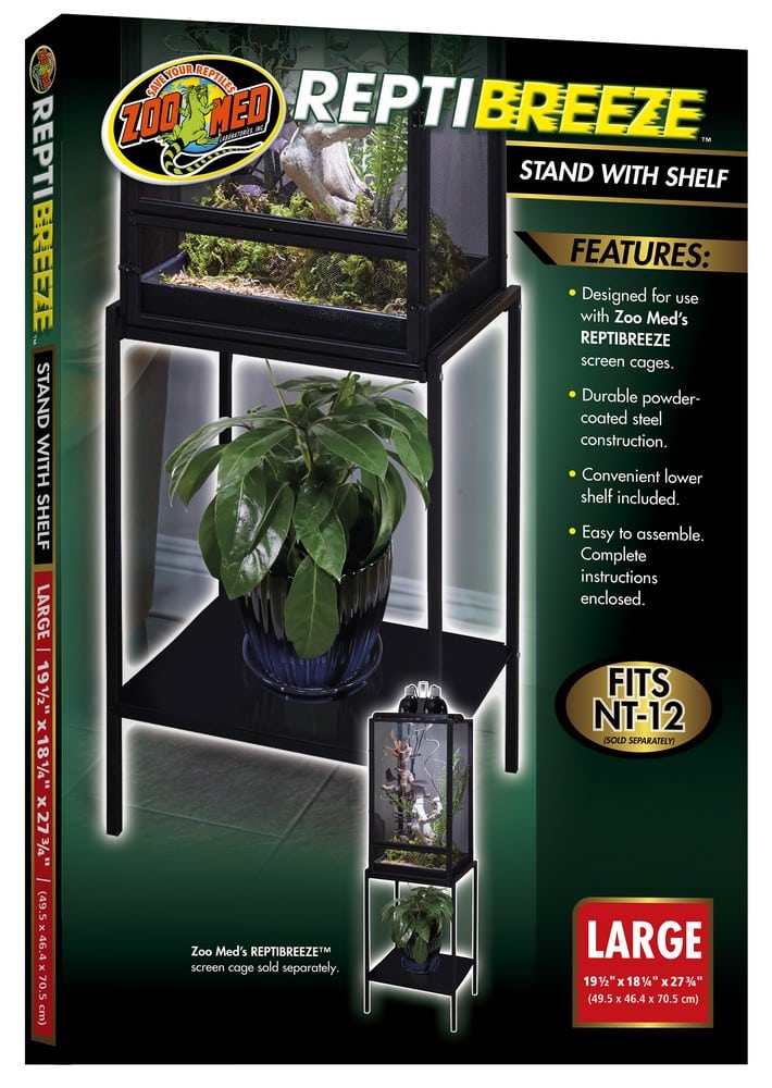 Zoo Med Reptibreeze Stand with Shelf, Large (NT-12S)