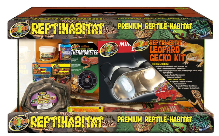 Zoo Med ReptiHabitat Leopard Gecko Kit, 51 x 25 x 30cm (NT-L10)