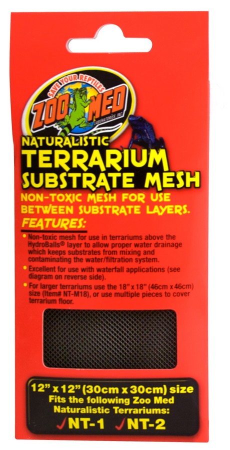 Zoo Med Terrarium Substrate Mesh, 30cm x 30cm (NT-M12)