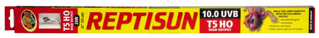 Zoo Med ReptiSun T5 HO 10.0 UVB Lamp, 56cm (22"), 24w (OS5-24E)