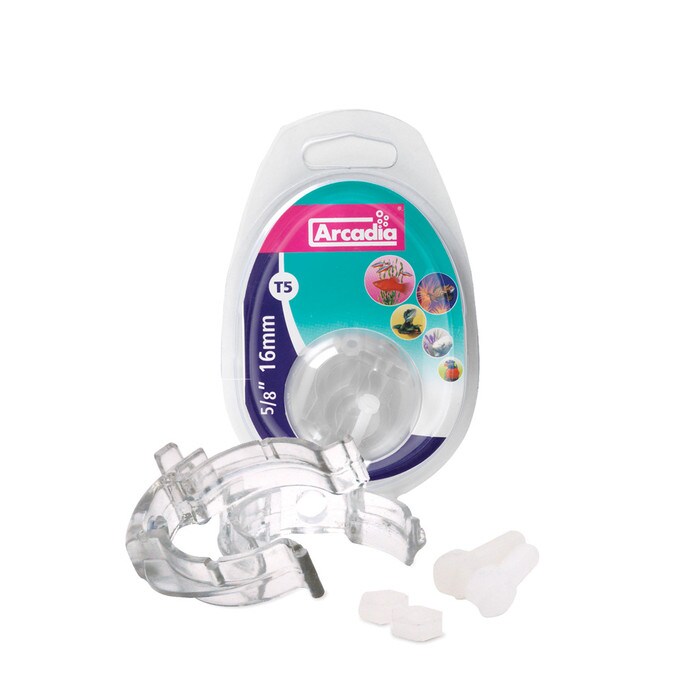 Arcadia T5 Plastic Clips & Screws, 16mm (RAB5PCP)