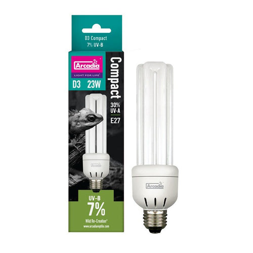 Arcadia D3 Compact Bulb, 7%, 23 Watt  ( RFD3C23X )