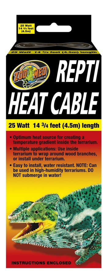 Zoo Med Repti Heat Cable, 4.5m, 25w (RHC-25UK)