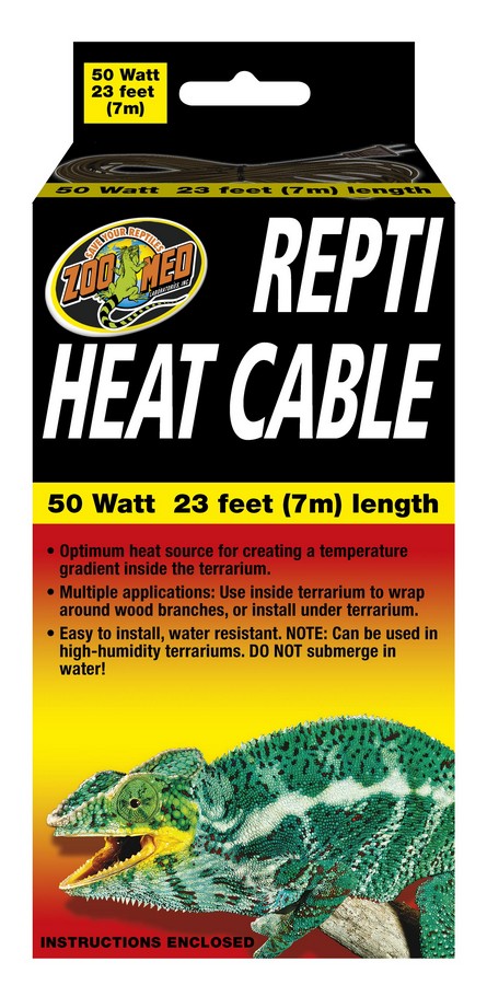 Zoo Med Repti Heat Cable, 7m, 50w (RHC-50UK)