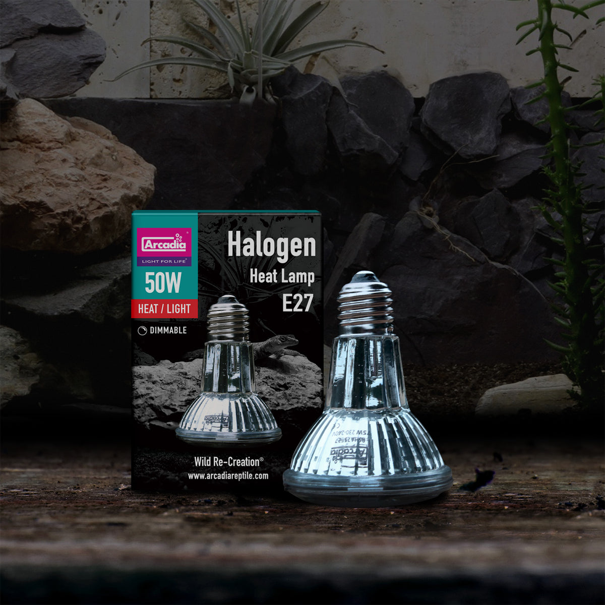 Arcadia Halogen Flood Lamp, 50w (RSHA50E27)
