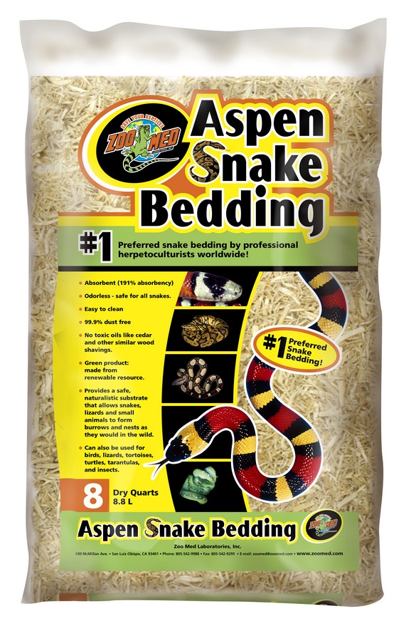 Zoo Med Aspen Snake Bedding, 8.8  Litres (SB-8)