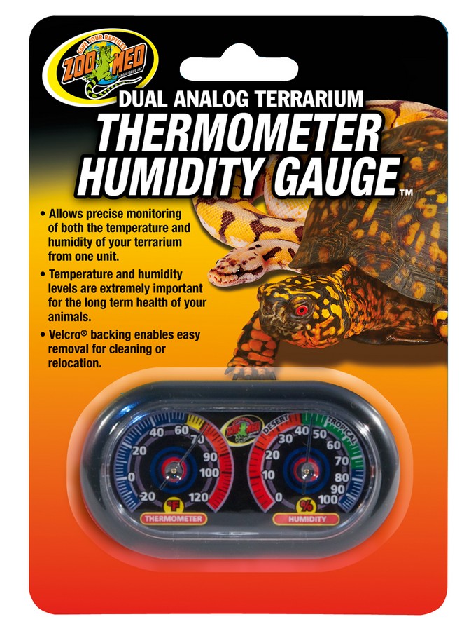 Zoo Med Economy Dual Thermometer Humidity Gauge (TH-27E)