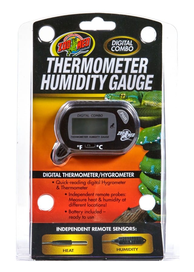 Zoo Med Digital Thermometer Humidity Gauge (TH-31E)