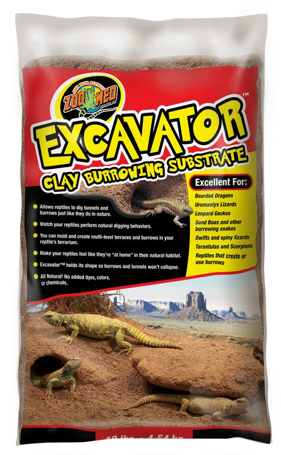 Zoo Med Excavator Clay Burrowing Substrate, 4.5kg (XR-10)