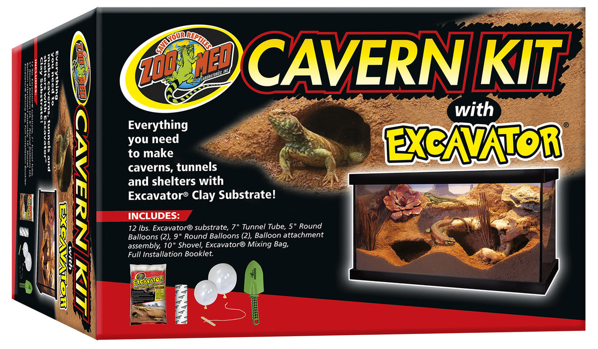 Zoo Med Cavern Kit with Excavator (XRK-1)