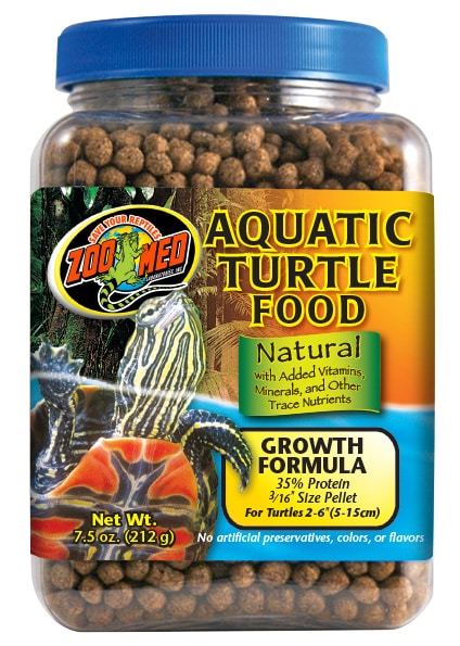 Zoo Med Aquatic Turtle Food, Growth Formula, 212g (ZM-51BE)